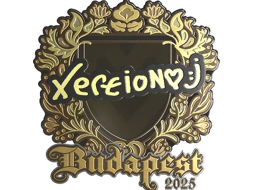 Sticker | xertioN (Gold) | Budapest 2025