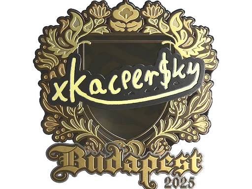 Sticker | xKacpersky (Gold) | Budapest 2025