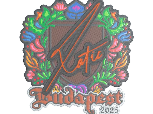 Sticker Slab | XotiC (Embroidered) | Budapest 2025