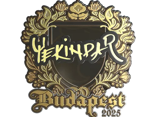 Sticker | YEKINDAR (Gold) | Budapest 2025