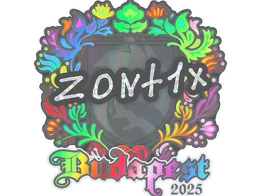 Sticker | zont1x (Holo) | Budapest 2025