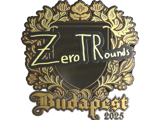 Sticker Slab | ztr (Gold) | Budapest 2025