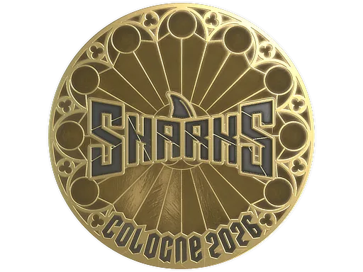 Sticker | Sharks Esports (Gold) | Cologne 2026