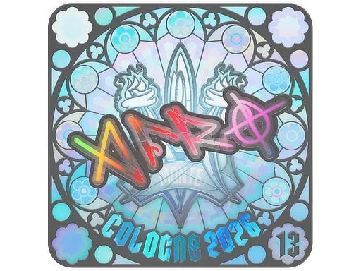 Sticker Slab | afro (Holo, Ranked) | Cologne 2026
