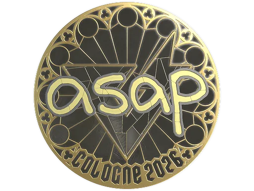 Sticker | asap (Gold) | Cologne 2026