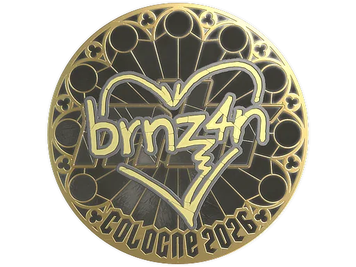 Sticker | brnz4n (Gold) | Cologne 2026