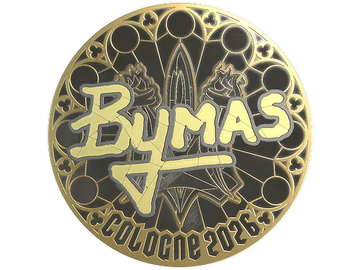 Sticker | Bymas (Gold) | Cologne 2026