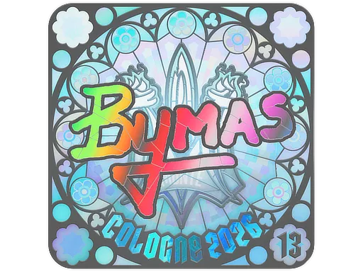 Sticker Slab | Bymas (Holo, Ranked) | Cologne 2026