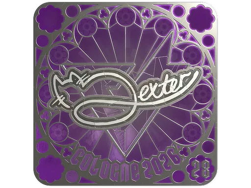 Sticker Slab | dexter (Foil, Ranked) | Cologne 2026