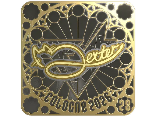 Sticker Slab | dexter (Gold, Ranked) | Cologne 2026