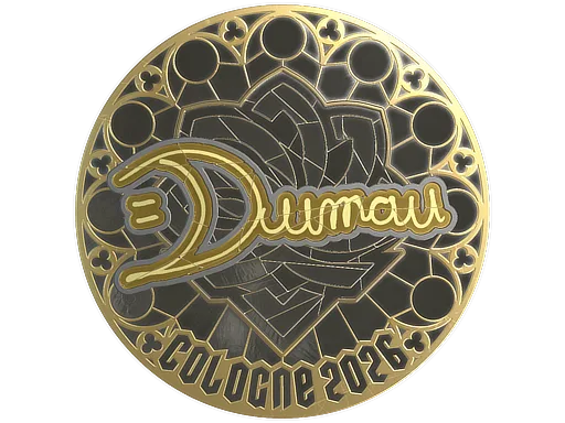 Sticker | dumau (Gold) | Cologne 2026