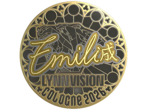 Sticker | EmiliaQAQ (Gold) | Cologne 2026