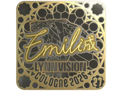Sticker Slab | EmiliaQAQ (Gold, Ranked) | Cologne 2026