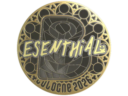 Sticker | esenthial (Gold) | Cologne 2026