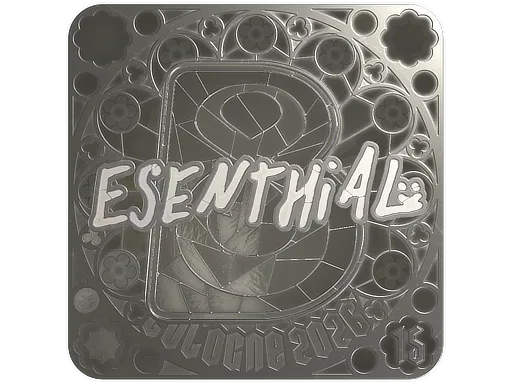 Sticker Slab | esenthial (Foil, Ranked) | Cologne 2026