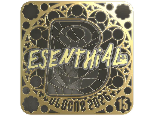 Sticker Slab | esenthial (Gold, Ranked) | Cologne 2026