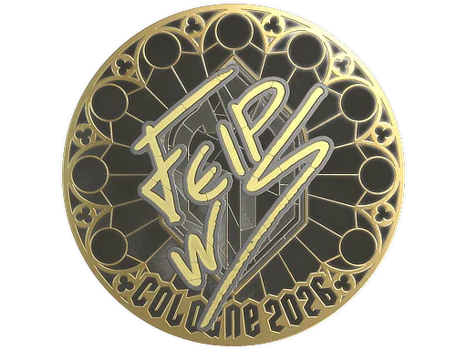 Sticker | felps (Gold) | Cologne 2026