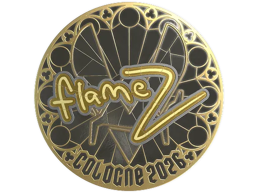 Sticker | FlameZ (Gold) | Cologne 2026
