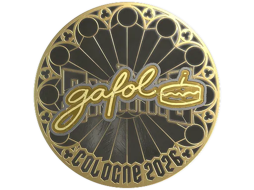Sticker | gafolo (Gold) | Cologne 2026