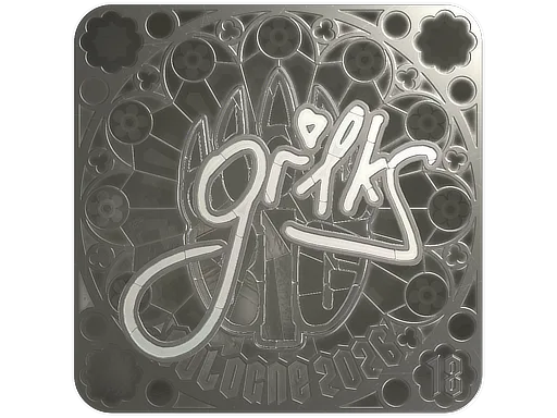 Sticker Slab | gr1ks (Foil, Ranked) | Cologne 2026