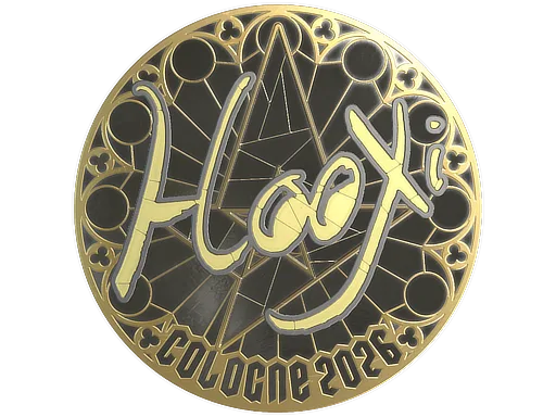 Sticker | HooXi (Gold) | Cologne 2026