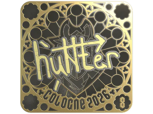 Sticker Slab | huNter- (Gold, Ranked) | Cologne 2026