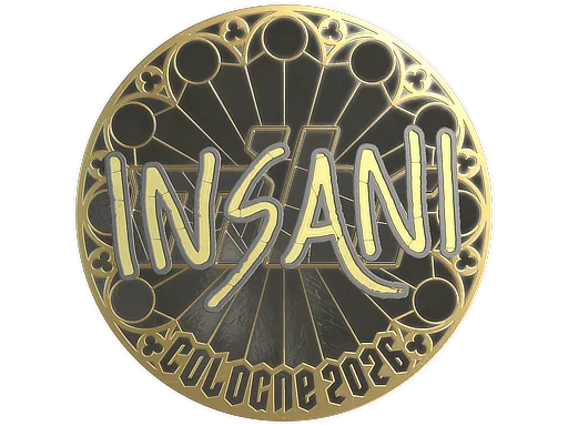 Sticker | insani (Gold) | Cologne 2026
