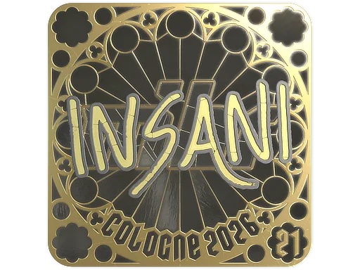Sticker Slab | insani (Gold, Ranked) | Cologne 2026