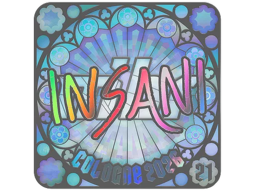 Sticker Slab | insani (Holo, Ranked) | Cologne 2026