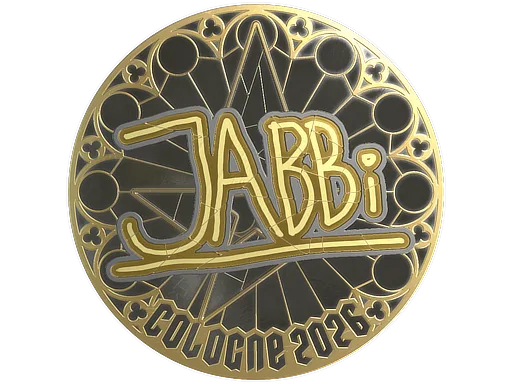 Sticker | jabbi (Gold) | Cologne 2026