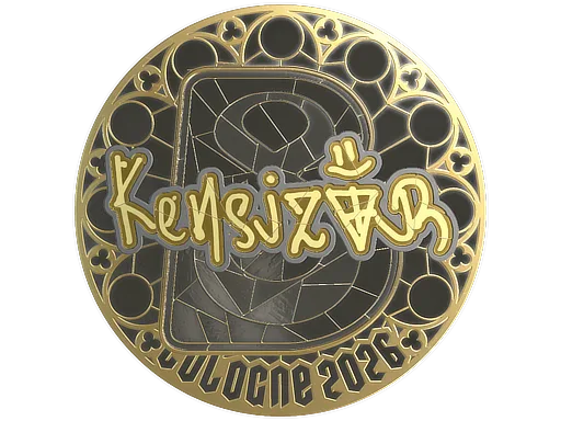 Sticker | kensizor (Gold) | Cologne 2026