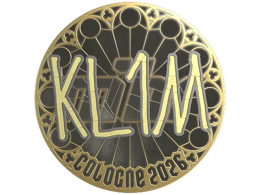 Sticker | kl1m (Gold) | Cologne 2026