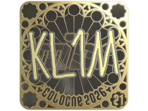 Sticker Slab | kl1m (Gold, Ranked) | Cologne 2026