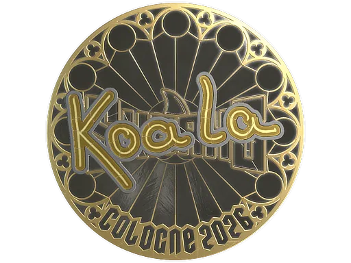 Sticker | koala (Gold) | Cologne 2026