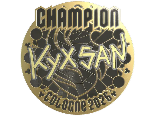 Sticker | kyxsan (Gold, Champion) | Cologne 2026