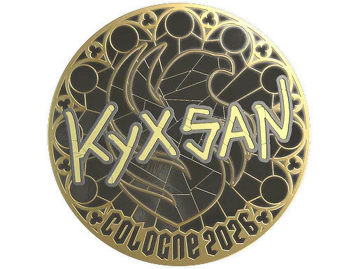 Sticker | kyxsan (Gold) | Cologne 2026