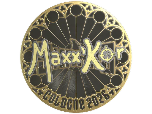 Sticker | maxxkor (Gold) | Cologne 2026