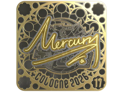 Sticker Slab | Mercury (Gold, Ranked) | Cologne 2026