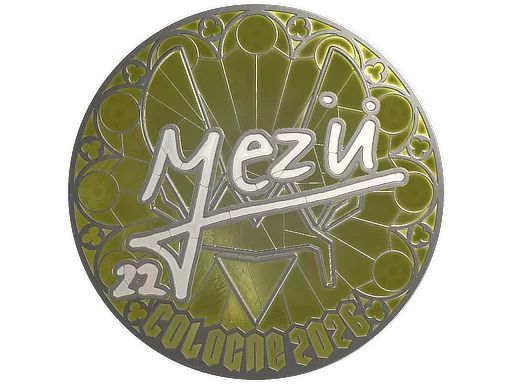 Sticker Slab | mezii (Foil) | Cologne 2026