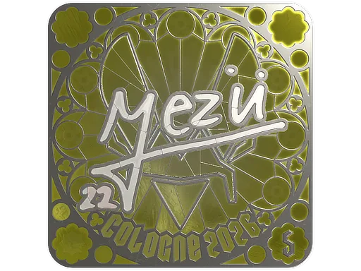 Sticker Slab | mezii (Foil, Ranked) | Cologne 2026
