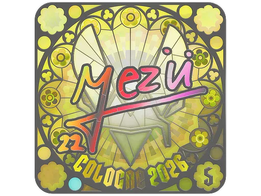 Sticker Slab | mezii (Holo, Ranked) | Cologne 2026