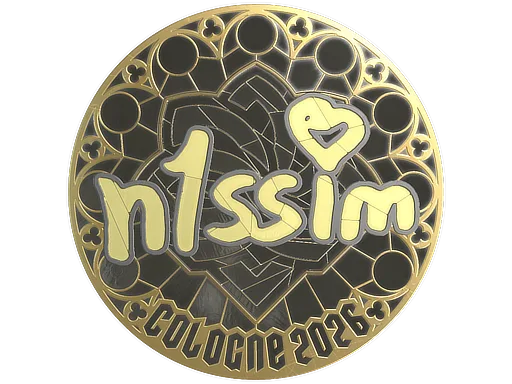 Sticker | n1ssim (Gold) | Cologne 2026