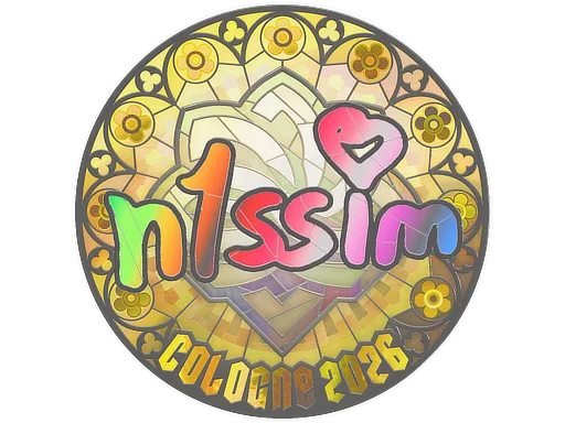 Sticker Slab | n1ssim (Holo) | Cologne 2026