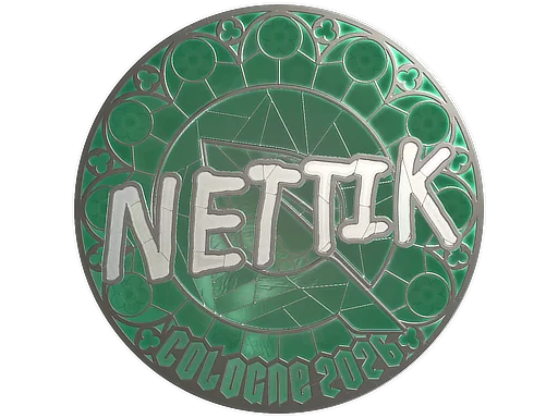 Sticker Slab | nettik (Foil) | Cologne 2026