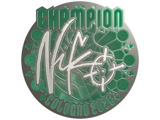 Sticker Slab | NiKo (Foil, Champion) | Cologne 2026