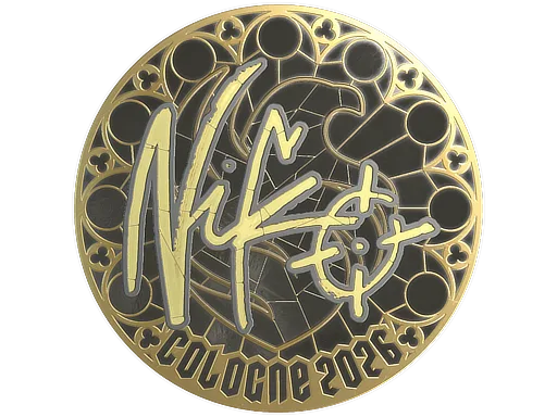 Sticker | NiKo (Gold) | Cologne 2026