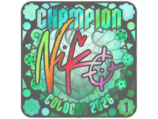 Sticker Slab | NiKo (Holo, Ranked) | Cologne 2026