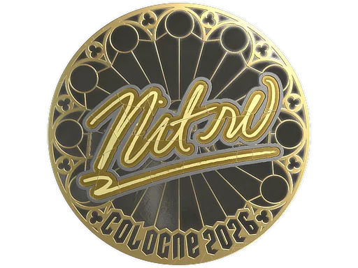 Sticker | nitr0 (Gold) | Cologne 2026