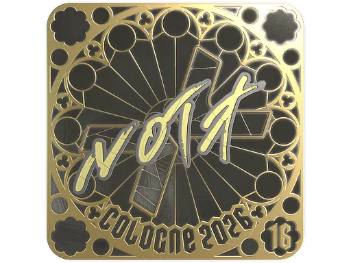 Sticker Slab | nota (Gold, Ranked) | Cologne 2026