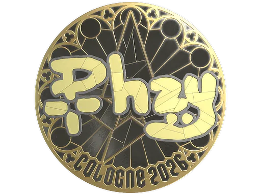 Sticker | phzy (Gold) | Cologne 2026